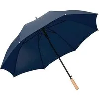 FARE FARE Stockschirm Automatikfunktion Echtholzgriff, Navy blau, – Produktbild 1 von 1