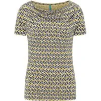 Tranquillo tranquillo Bio-Damen-T-Shirt aus Jersey mit Wasserfallausschnitt, bamboo, Gr. XS – Produktbild 1 von 1