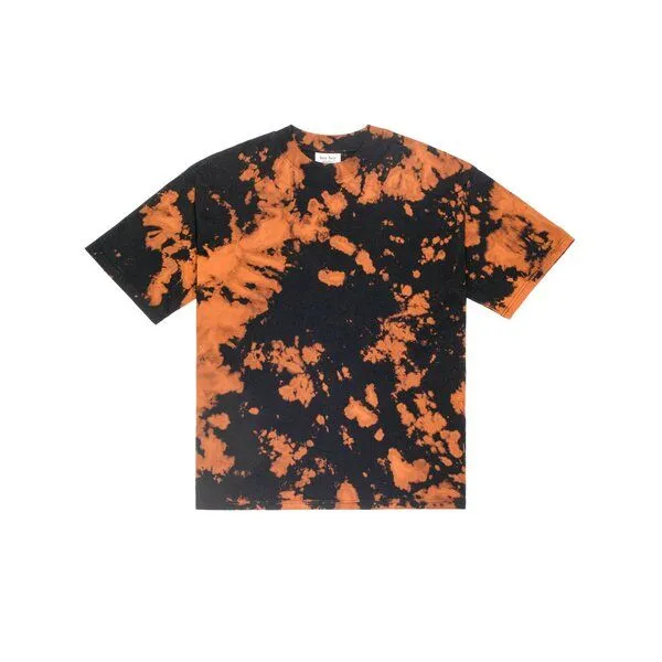 hey hey studios hey hey studios Damen Oversize T-Shirt „Midnight Rust“ Unikat aus Bio-Baumwolle, Schwarz, – Produktbild 2 von 3