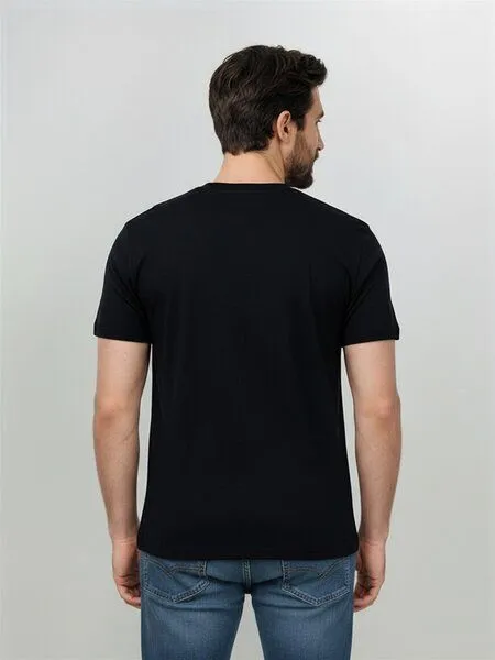 GreenBomb GREENBOMB Basic Loom - Funktionales T-Shirt aus Merino-Wolle / Fair & Vegan, Schwarz (schwarz), – Produktbild 4 von 4