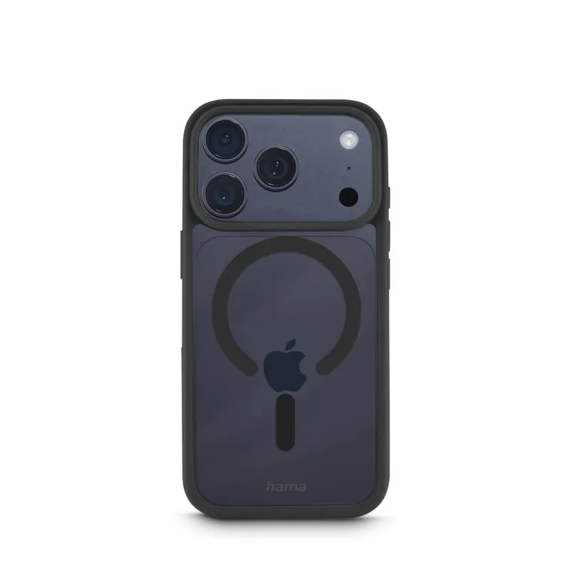 Hama Hama Handyhülle "Frame Protect" f. iPhone 17 Pro, magnetisch, durchsichtig, Schw – Produktbild 4 von 4