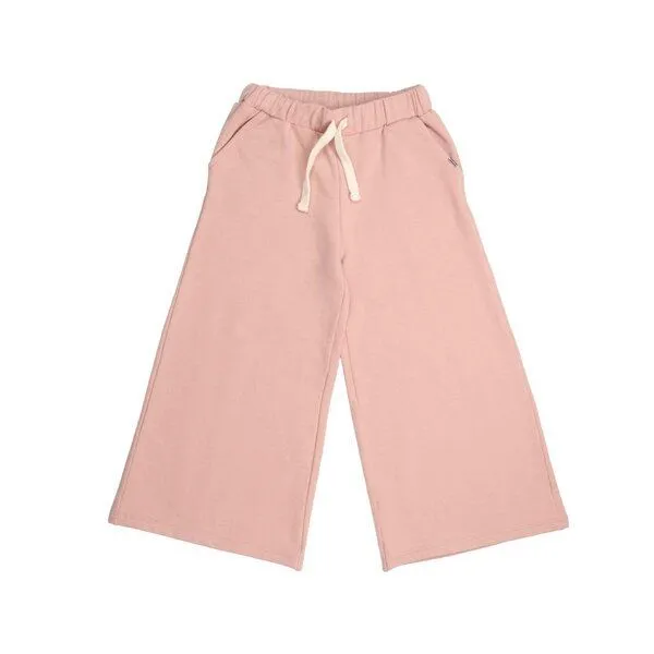 Walkiddy Walkiddy Kinderhose weit GOTS zertifiziert, Bio-Baumwolle, rosa, Katzenmuster, bequem, elastischer Bund, Pink, – Produktbild 1 von 3