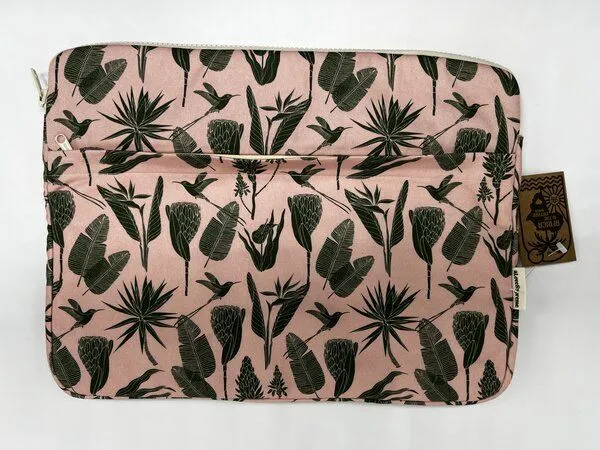 a Love Supreme a Love Supreme Laptoptasche Botanicals Green on Pink – Produktbild 3 von 4