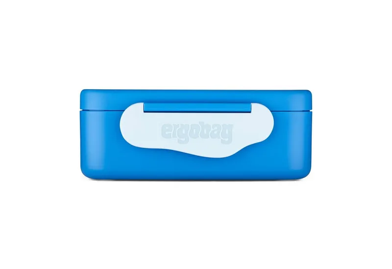 Ergobag Ergobag Trinkflasche Kunststoff Brotdose Blaulicht, Brotbox, Lunchbox, Pausenbox, Snackbox, Blau, – Produktbild 3 von 4