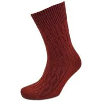 BLS Organic BLS Organic Jaquard Design GOTS zertifizierte Glitter Bio-wolle Damen Socken, Rot, – Produktbild 1 von 1