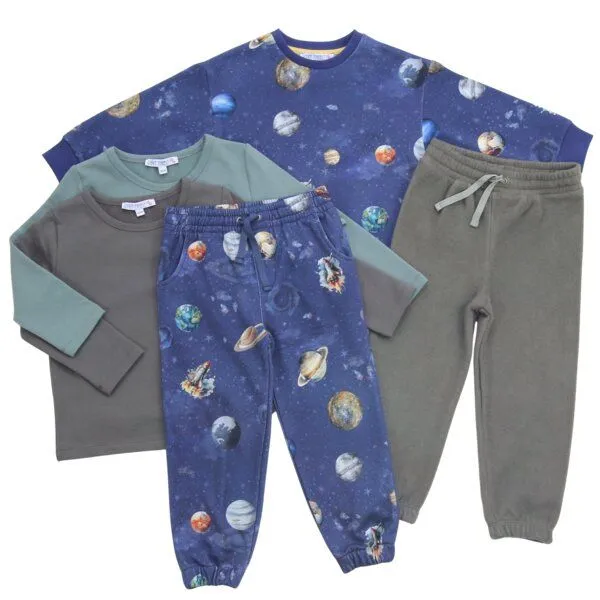 Enfant Terrible Enfant Terrible Sweatshirt, Planetendruck midnight-greymelange, – Produktbild 3 von 3
