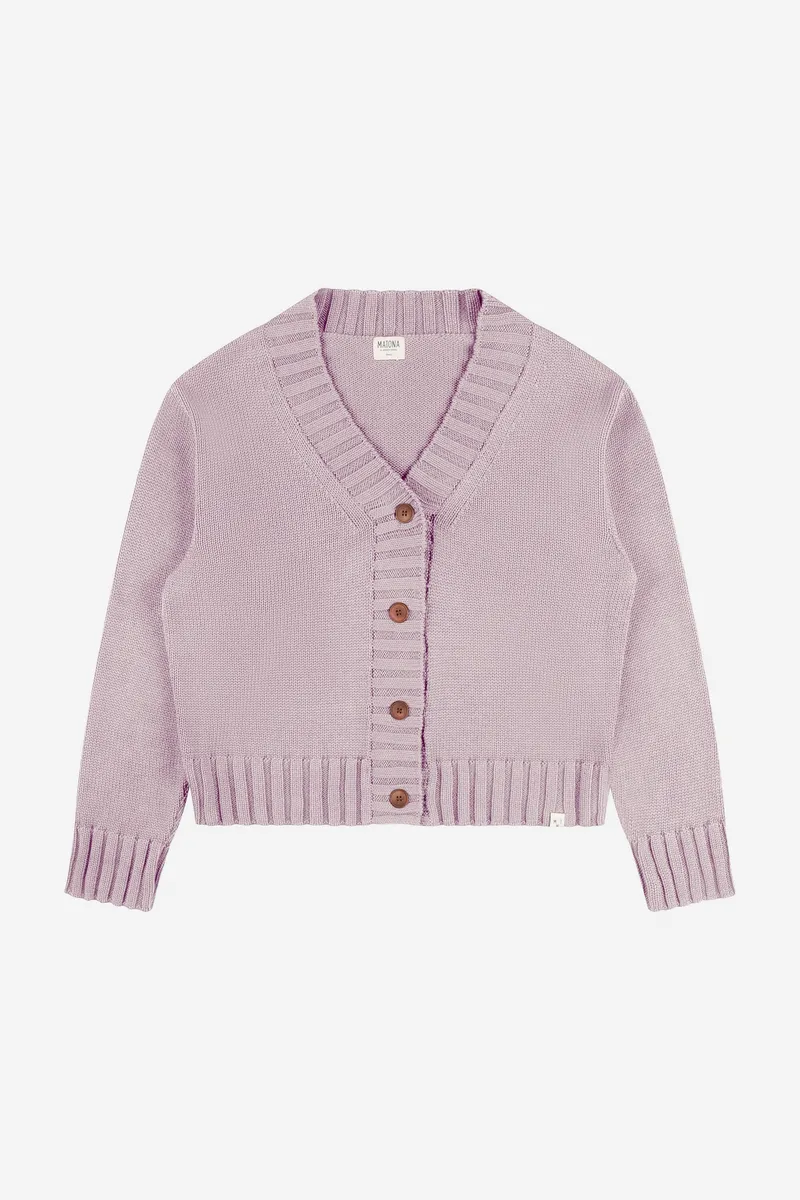 MATONA MATONA Damen vegan Jacke Strick Lavendel, Lila, – Produktbild 1 von 2