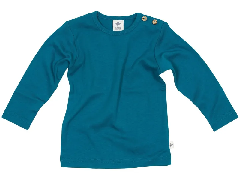 Leela Cotton Leela Cotton Baby und Kinder Langarmshirt, Blau, – Produktbild 1 von 1