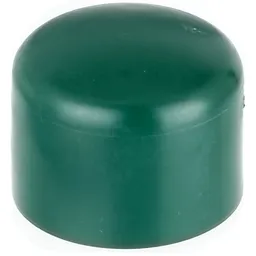 Alberts ALBERTS Pfostenkappe für runde Metallpfosten, Kst., grün, für Pfosten Ø38 mm, VE20St. – Produktbild 1 von 1