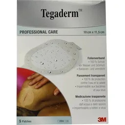 Solventum Germany TEGADERM 3M Film 10x11,5 cm oval 1630NP 5 St Pflaster – Produktbild 1 von 1