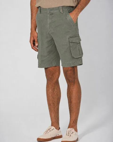 HempAge HempAge Cargoshorts Herren Hanf/Biobaumwolle, Thyme(grün), – Produktbild 1 von 4