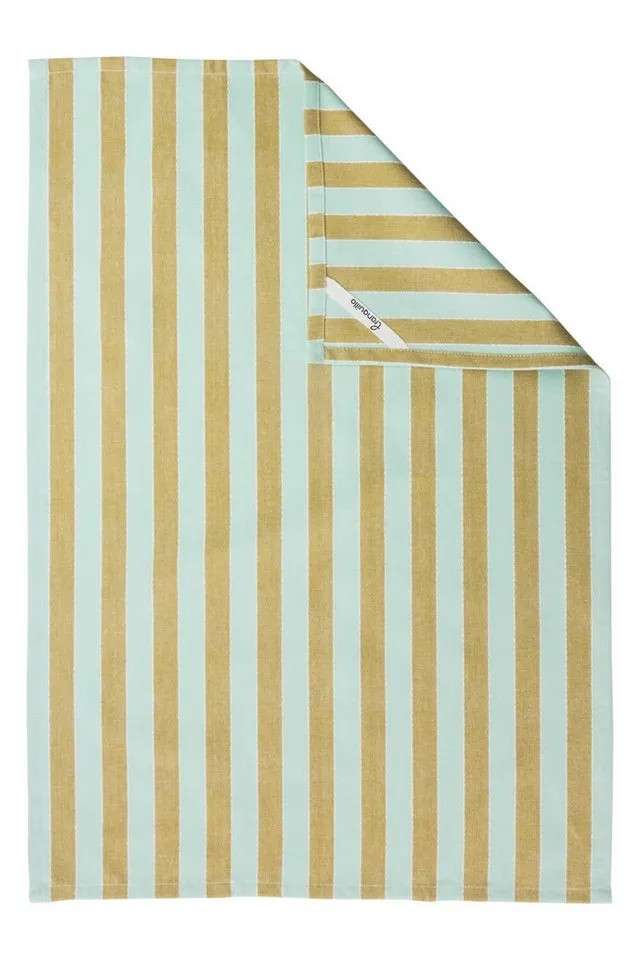 Tranquillo Tranquillo Geschirrtuch Vivid Lines, Grün, – Produktbild 3 von 5
