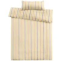Cotonea Cotonea Satin-Bettwäsche "Lucca" aus Bio-BW 40 x 80/135 x 200 cm, beige/natur/pfirsich/kie – Produktbild 1 von 1