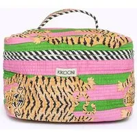 KIKOONI KIKOONI handgefertigte Kosmetiktasche "BIG BEAUTY", Popy tiger candy, – Produktbild 1 von 1