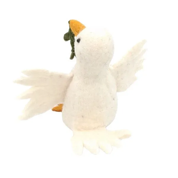 short'n'pietz short'n'pietz Friedenstaube als Filz Eierwärmer – Produktbild 3 von 4