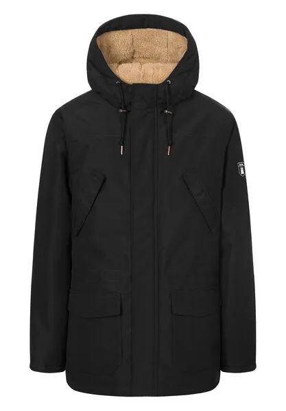 derbe derbe Winterjacke „Festholm“, Black/caramel, – Produktbild 2 von 4