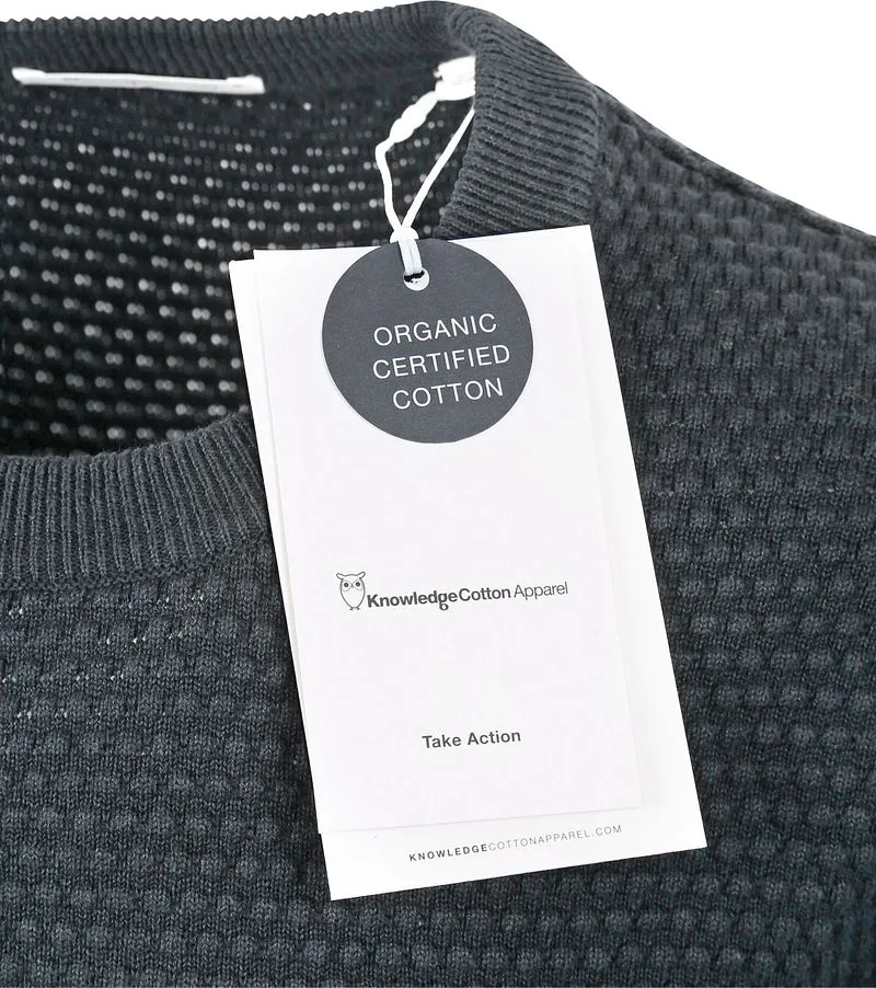 KnowledgeCotton Apparel Knowledge Cotton Apparel Pullover Vagn Anthrazit - Größe XL, Grau, – Produktbild 4 von 4