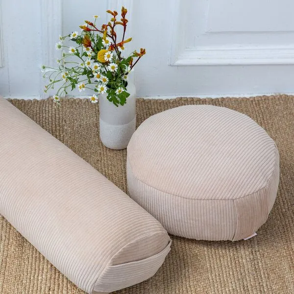 Goldwerk Schliersee Goldwerk Schliersee Meditationskissen Cord, Beige, – Produktbild 3 von 3