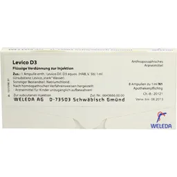 Weleda WELEDA LEVICO D 3 Ampullen 8X1 ml Ampullen – Produktbild 1 von 1