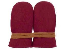 Pure pure by Bauer PURE PURE by Bauer Baby Handschuhe Fäustlinge Bio-Merinowolle Fleece burgund Gr. 0 (0-6 Monate) – Produktbild 1 von 1