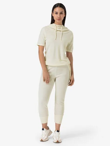 Super.Natural Super.Natural Kapuzenpullover Justshort Bio für Damen, Merino, Fresh white, – Produktbild 1 von 4