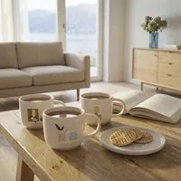 Tranquillo Tranquillo Tasse BRUNETTEA Regal – Steinzeug, Creme, – Produktbild 3 von 6