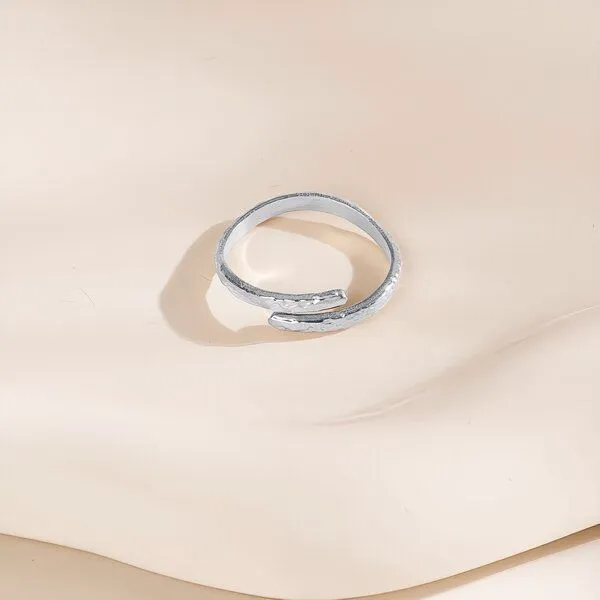 ELEKTROPULLI Größenverstellbarer HAMMARED Ring ca. Ø 17 - 19mm von Elektropulli, Gold, – Produktbild 1 von 3