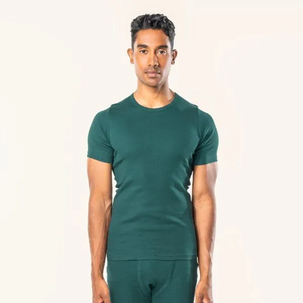 Living Crafts Living Crafts Kurzarm-Shirt - JACOB, Dark sea (grün), – Produktbild 1 von 4