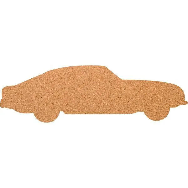 Kork-Deko Kork-Deko Auto als Pinnwand aus Kork XXL ca. 80x50 cm | Umriss Auto – Produktbild 1 von 2