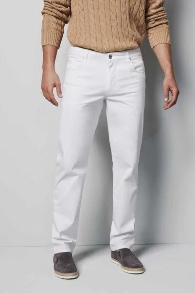 M 5 BY MEYER M 5 BY MEYER Super Stretch Performance Denim, Weiß (white), – Produktbild 3 von 5
