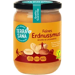TerraSana Erdnussmus fein bio (500g) – Produktbild 1 von 1