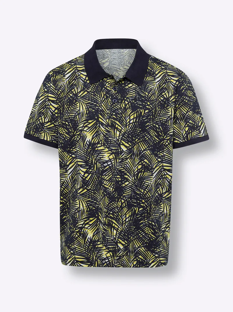 Witt Poloshirt, Marine-bedruckt, – Produktbild 1 von 2