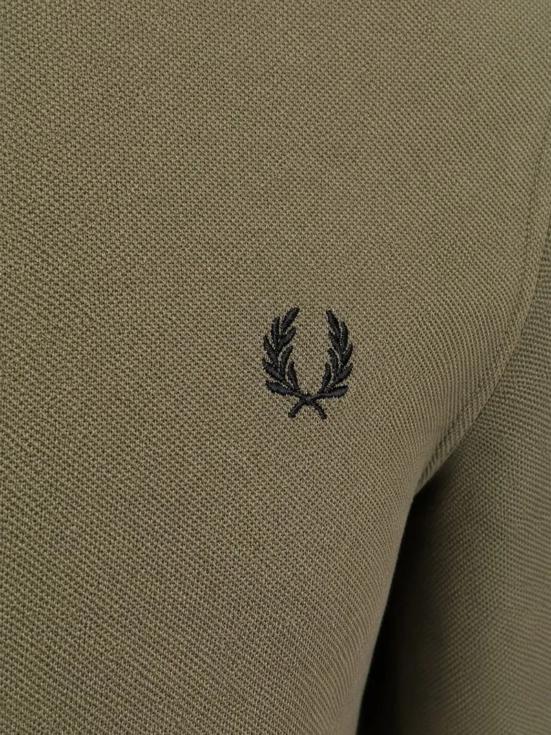 Fred Perry Fred Perry Langarm-Poloshirt Grün Z50 - Größe L, Grün, – Produktbild 2 von 3