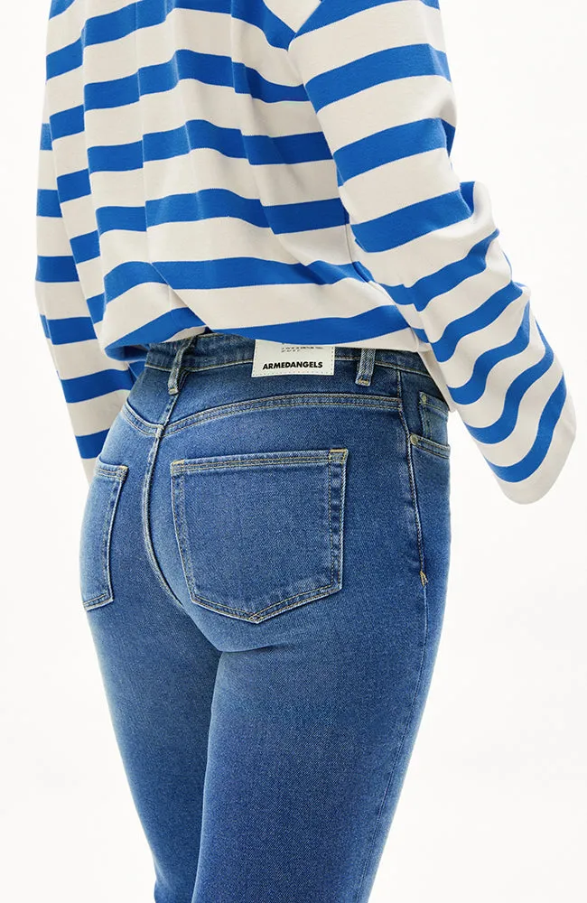 ARMEDANGELS ARMEDANGELS Damen vegan Jeans Straight Carenaa Atmospheric Blue, Blau, – Produktbild 2 von 2