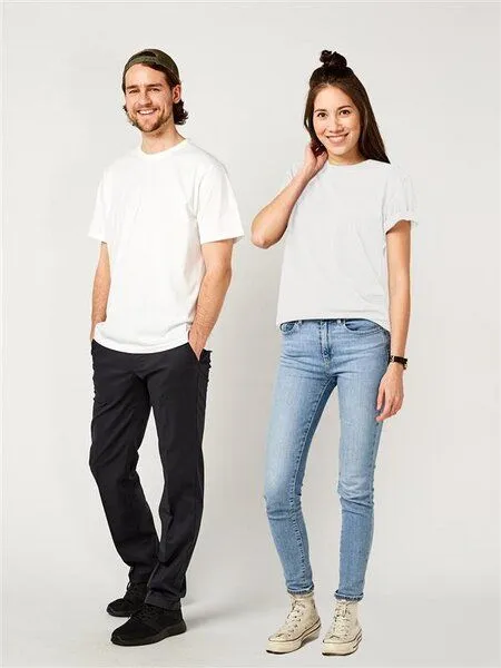 KAYA&KATO KAYA&KATO T-Shirt PORTO 2.0 unisex, Weiss, – Produktbild 1 von 4