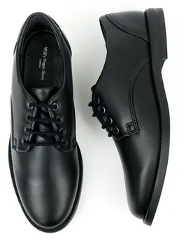 Will's Vegan Shop Will's Vegan Shop Kids Derbys Schwarz Unisex – Produktbild 1 von 1