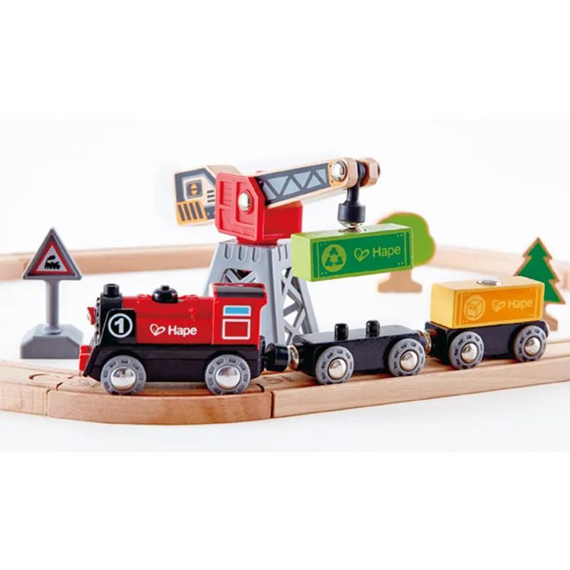Hape Frachtlieferung-Eisenbahn, Kreis (E3731) – Produktbild 1 von 1