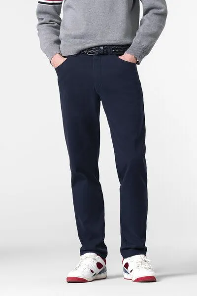 Meyer MEYER Winter-Twill Chino, Blau (marine), – Produktbild 1 von 4
