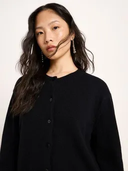 LANIUS LANIUS Boxy Strickjacke (GOTS) aus Bio-Schurwolle und Bio-Baumwolle – Produktbild 1 von 1