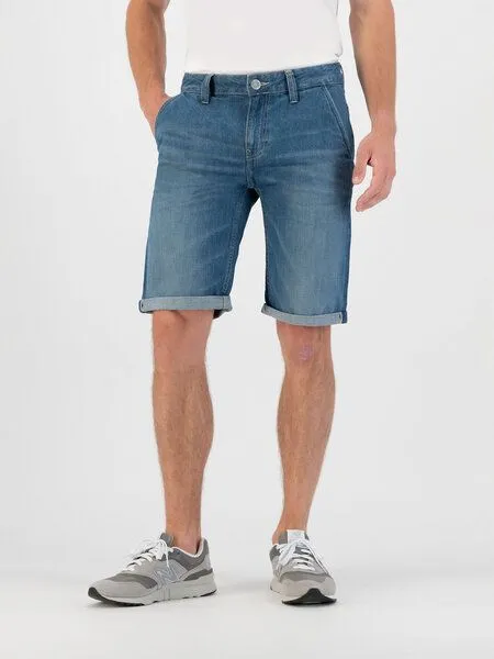 MUD Jeans MUD Jeans Jeans Shorts - Carlo - aus Bio-Baumwolle, Blue, – Produktbild 1 von 3