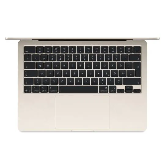 Apple Apple MacBook Air 2025 13" M4 10-Core CPU | 10-Core GPU 512 GB SSD 16 GB polarstern, Polarstern, – Produktbild 2 von 2