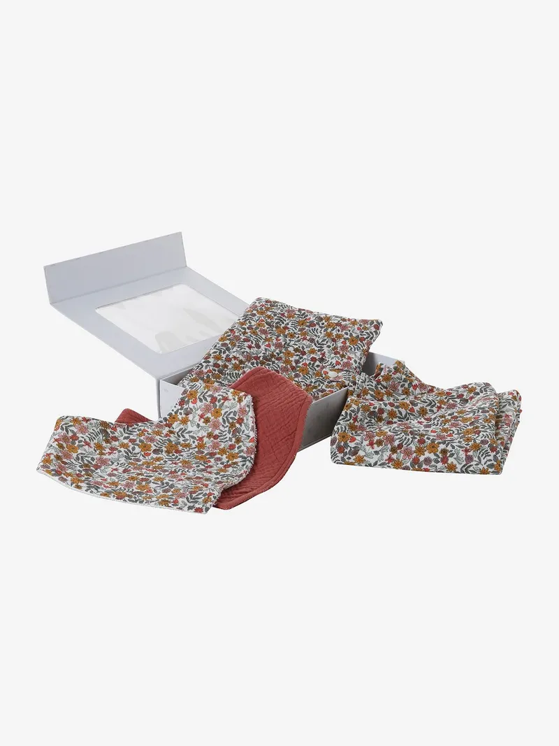 Vertbaudet Baby Geschenk-Set zur Geburt: Lätzchen, Set rosa, – Produktbild 1 von 4