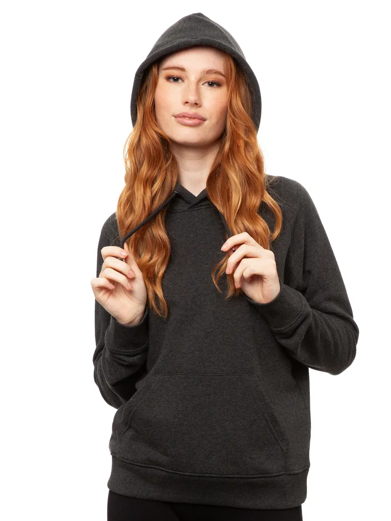 FellHerz FellHerz Damen Hoodie Kapuzenpullover, Dunkelgrau, – Produktbild 1 von 5