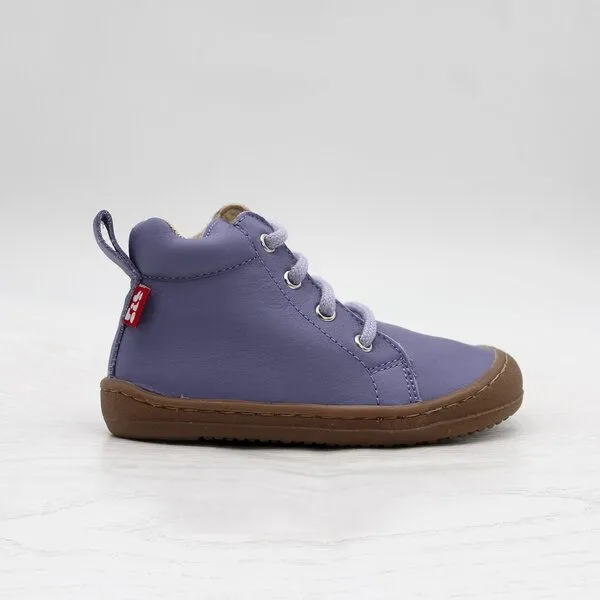 Pololo Pololo Barfuß-Halbschuh "ECO" zum Schnüren, aus chromfreiem Leder, unisex, Lila, – Produktbild 3 von 4