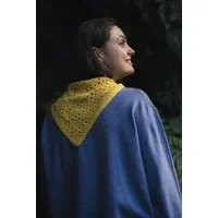 Kopyto Kopyto KEA RWS – durchbrochenes Damen-Tuch für Kopf, Hals und Hüften, Gelb, – Produktbild 1 von 1
