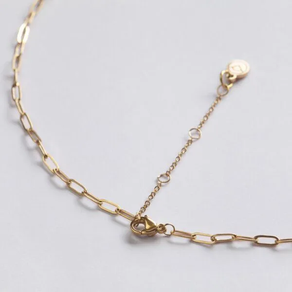 ALEXASCHA ALEXASCHA Dünne Gliederkette mit ovalen Gliedern | silber, gold, roségold | 18k Vergoldung, Gold, – Produktbild 5 von 6