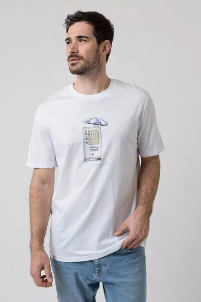 Bavarian Caps Bavarian Caps Herren T-Shirt Bierautomat, Weiß, – Produktbild 1 von 2