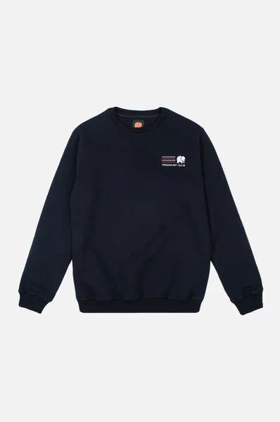 Trendsplant Trendsplant Explanada Organic Sweatshirt Blue, Blau, – Produktbild 1 von 4