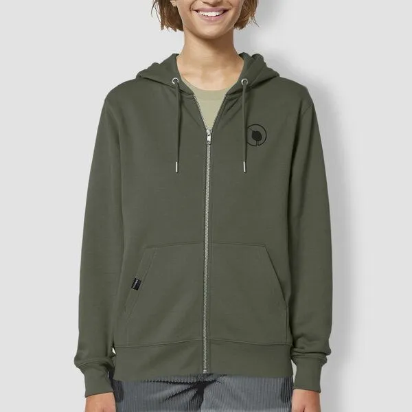 little kiwi little kiwi Frau Hoodie, "Kleiner Kiwi", Khaki-grün, – Produktbild 1 von 2