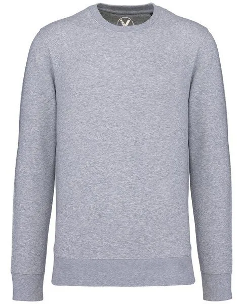 YTWOO YTWOO Nachhaltiges Kinder Sweatshirt mit Rundhalsausschnitt aus Nachhaltigen Materlialien, Grau meliert, – Produktbild 1 von 3